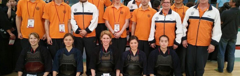 The Dutch National Team at the 16th World Kendo Championships, Tokyo
